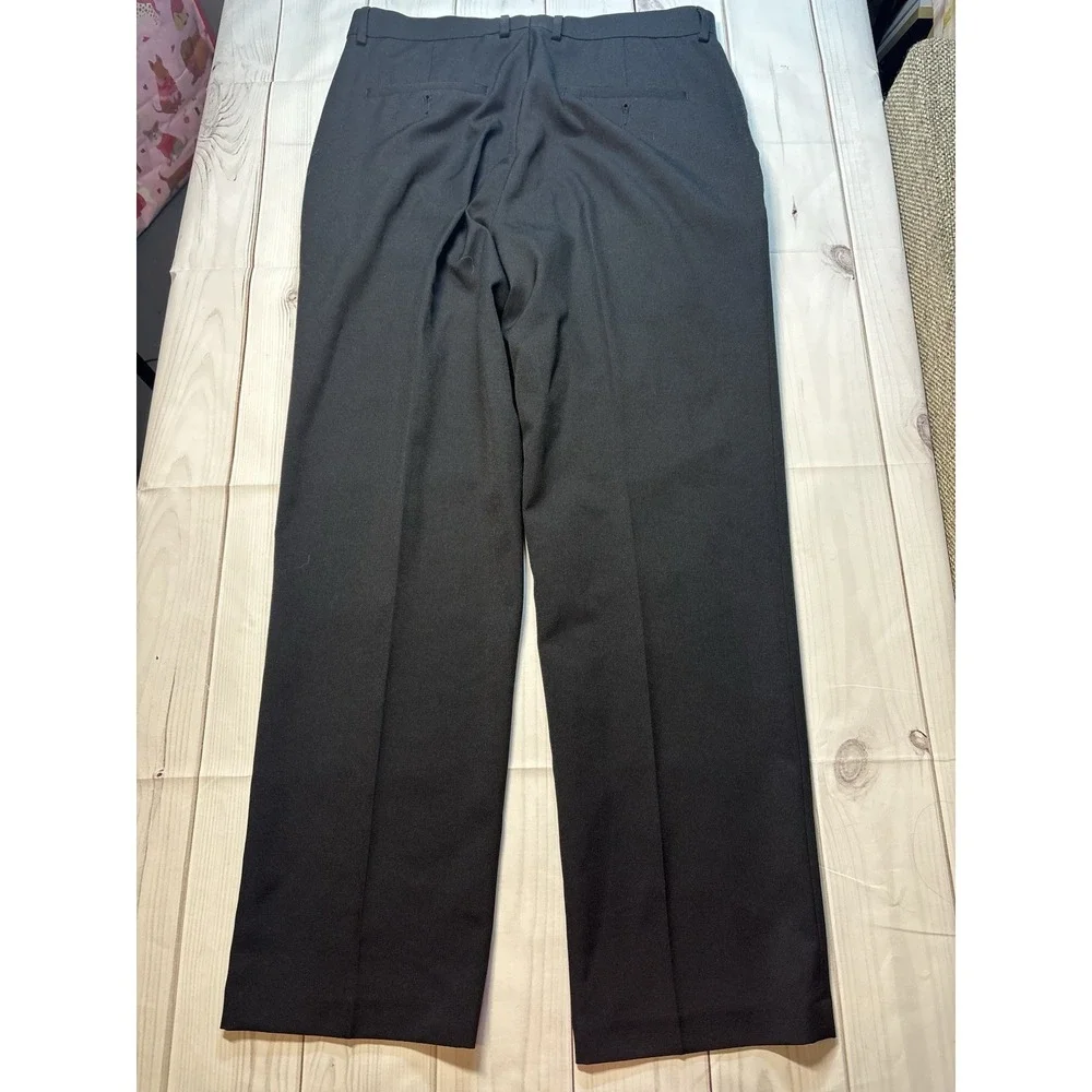 Haggar Tailored Travel Performance Men's Black Dress Pants 32x30